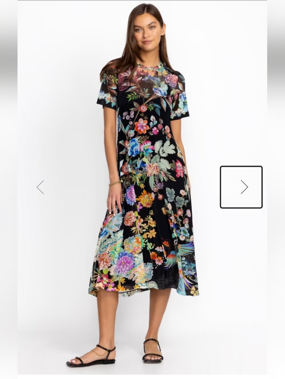 Black Dreamer Mesh Tee Dress